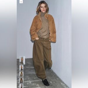 NWT ZARA BARREL‎ JEAN